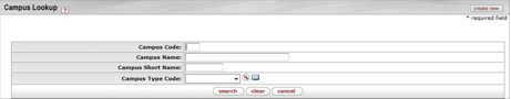 Campus Lookup