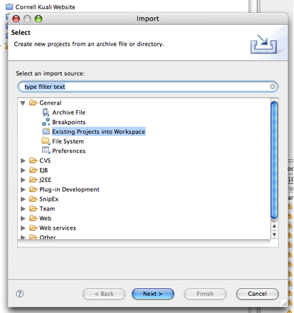 Root Directory Selection