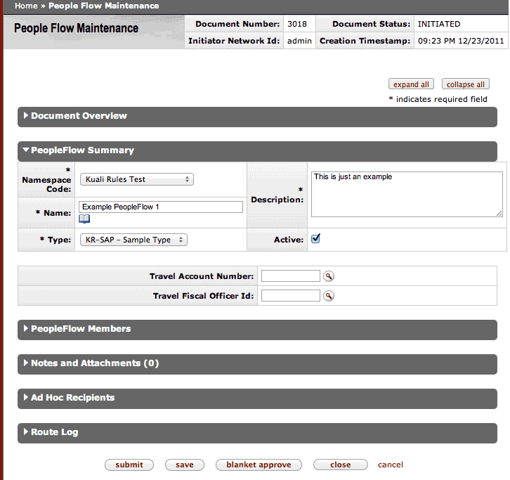 PeopleFlow - Create New (with additional type attributes)