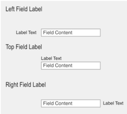 labelPlacement Options