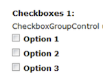 CheckboxGroup Control