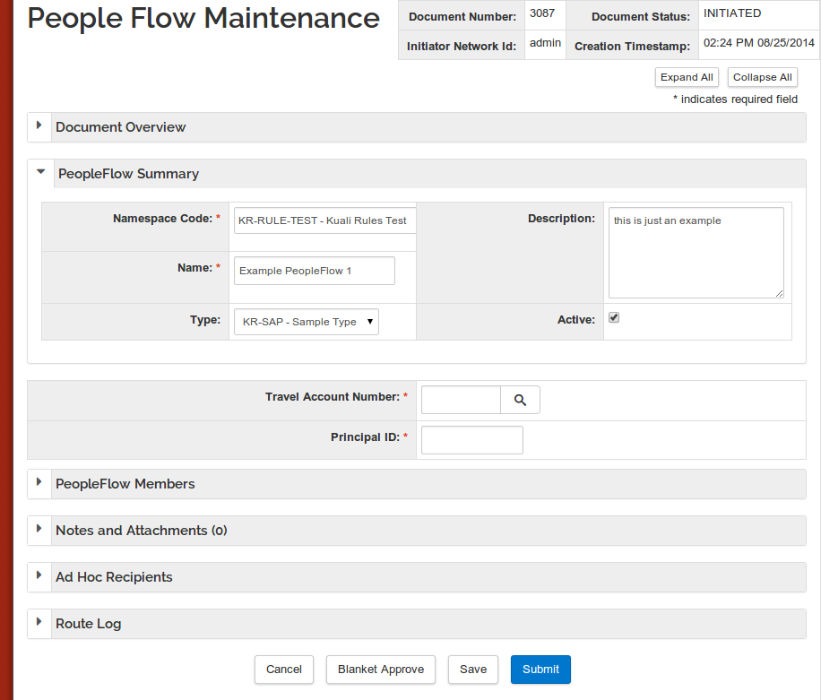 PeopleFlow - Create New (with additional type attributes)